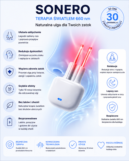 Sonero Terapia Światłem 660 nm