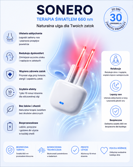 Sonero Terapia Światłem 660 nm